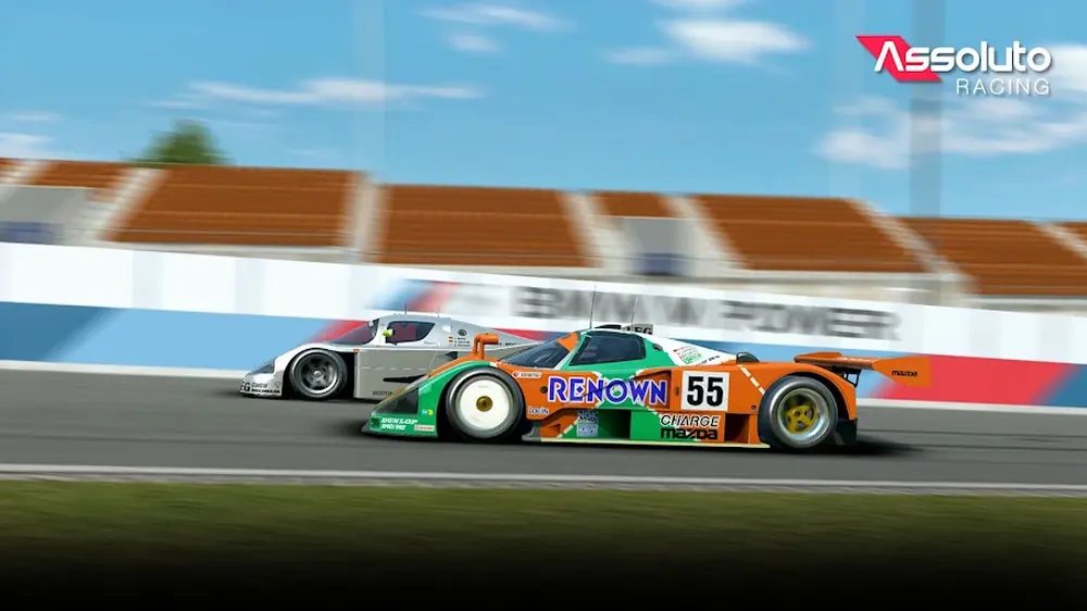 Assoluto Racing — a classic race car on a circuit straight